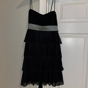 Black Juniors Dress. Size L